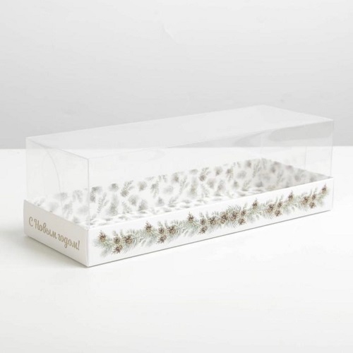 Коробка для рулета "Snow" 26х8х9,7 см